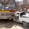 Colisão entre carro e ônibus deixa homem gravemente ferido na zona rural de Matina.