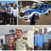 Ivana Bastos comemora entrega de viatura para os municípios baianos.