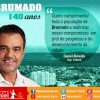 Deputado federal Daniel Almeida parabeniza a cidade de Brumado pelos 140 anos.