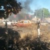 Incêndio na garagem da Prefeitura de Carinhanha destrói veículos apreendidos.