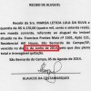 Recibos apresentados por defesa de Lula mostram datas que n?o existem.