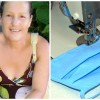 Covid-19: Costureira de Igaporã-BA produz máscaras e troca por alimentos que são distribuídos para famílias carentes.