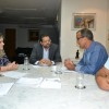 Deputada e prefeito de Iraquara tratam de demandas do munic?pio na Saeb.