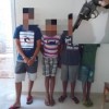 Quatro menores s?o apreendidos com arma em Matina.