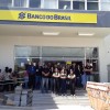 Servidores do Banco do Brasil de Guanambi protestam contra desmonte da instituição.