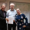 Ivana e prefeito assinam Ordem de Serviço para construção de estradas vicinais.