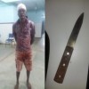 Homem ? preso suspeito de esfaquear o pr?prio pai em Candiba.