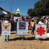 Romeiros visitam futuro santu?rio de Nossa Senhora M?e de Deus e dos Homens em Palmas de Monte Alto.