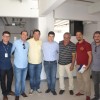 Prefeito reafirma parceria com SENAI e anuncia pavimenta??o asf?ltica da via onde a unidade ser? sediada.