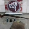 Cipe-Sudoeste apreende arma de fogo e muni??es na zona rural de Candiba.