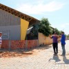 Prefeito de Iui? vistoria Unidade B?sica de Sa?de e Quadra de Esporte.