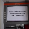 VERGONHA: Todos os caixas eletr?nicos defeituosos no Posto da Prefeitura Municipal de Guanambi.