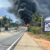 Caminhão pega fogo na BR-030 no município de Rio do Antônio.