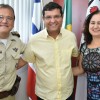 Jairo Magalh?es discute com comandante do 17? BPM conv?nio para instala??o da filosofia do Col?gio Militar em Guanambi.