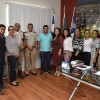 Prefeito e Polícia Militar definem data para oficializar entrega da filosofia militar no Colégio Josefina Teixeira.