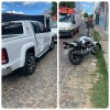 Acidente envolvendo dois veículos é registrado no bairro Bom Jesus em Guanambi.