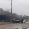 Veículo bate contra poste na BR-030 em Guanambi.