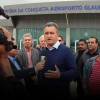 Governador Rui Costa vistoria obras em Vitória da Conquista e faz visita guiada ao novo aeroporto.