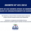 Prefeito de Iui? decreta estado de emerg?ncia em raz?o do desabastecimento no munic?pio.