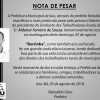 Prefeitura de Iui? emite nota de pesar pelo falecimento do sindicalista Aldenor.