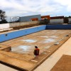 Obras na piscina semiolímpica pública recebe acabamento final.