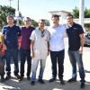 Jairo Magalh?es e Hugo Costa acompanham finaliza??o e marcam data de inaugura??o do novo sistema de videomonitoramento.