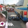 Acidente envolvendo ?nibus da Novo Horizonte e motocicleta deixa um morto em Paramirim.