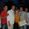 Ivana Bastos e Rui Costa entregam trator para trabalhadores rurais de Malhada de Pedras.