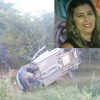 Mulher morre em acidente na BA-160 em Iuiú.
