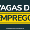 Balcão de Empregos oferece oportunidade de emprego.