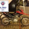 Motocicleta é apreendida na zona rural de Palmas Monte Alto.