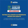Matina faz adesão ao programa Saúde com Agente.