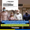 Ivana e Paulo garantem o asfalto dos acessos a Caturama.