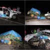 Casal montealtense sofre grave acidente de carro.