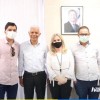 Ivana Bastos acompanhada pedidos de energia na Supec.