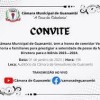 Câmara de Guanambi convida para posse da Mesa Diretora.