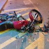 Motociclista fica ferido em acidente no Centro de Guanambi.