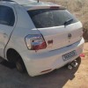 Rodas de carro são furtadas após acidente em Guanambi.