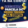 Prefeitura de Guanambi antecipou pagamento do 13º neste sábado.