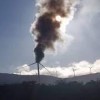 Torre eólica pega fogo em Igaporã.