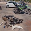 Caminhão passa por cima de motocicleta em Guanambi.