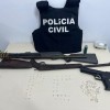 Polícia Civil prende mulher com drogas e arma em Carinhanha.