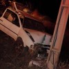 Quatro pessoas ficam feridas após carro capotar em Guanambi.