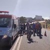 Motociclista colide com lateral de carro em Guanambi.