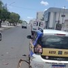 Motociclista bate na traseira de carro de autoescola Guanambi.