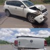 Toyota bate na traseira de Saveiro em Guanambi.