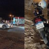 Motociclista colide contra a traseira de carro em Guanambi.