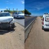 Motorista colide em traseira de ambulância em Guanambi.