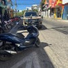 Motocicleta com restrição é localizada no centro da cidade.