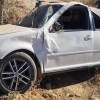 Jovem fica ferido após capotamento na zona rural de Urandi.